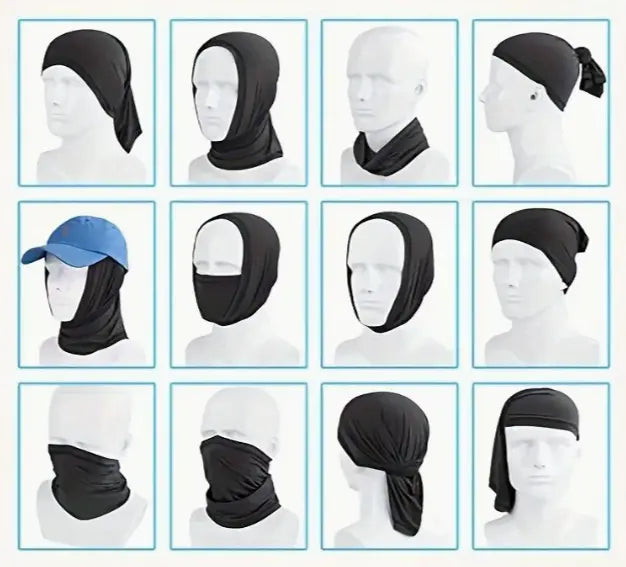 Ideell for utendørssport, og beskytter mot sol, vind, støv og sand. Lett, frisk, luftig og pustende.