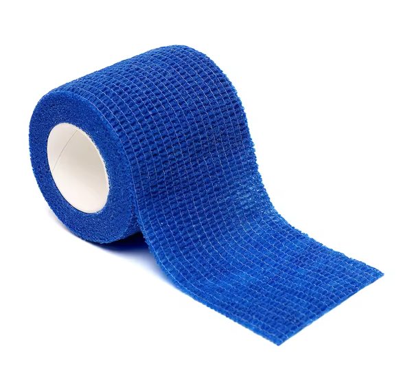 Selvklebende elastiske sportsbandasjer 5 meter lange og 5 centimeter brede. Ideell for Håndleddsbeskyttelse, ankelbeskyttelse og fotbeskyttelse.