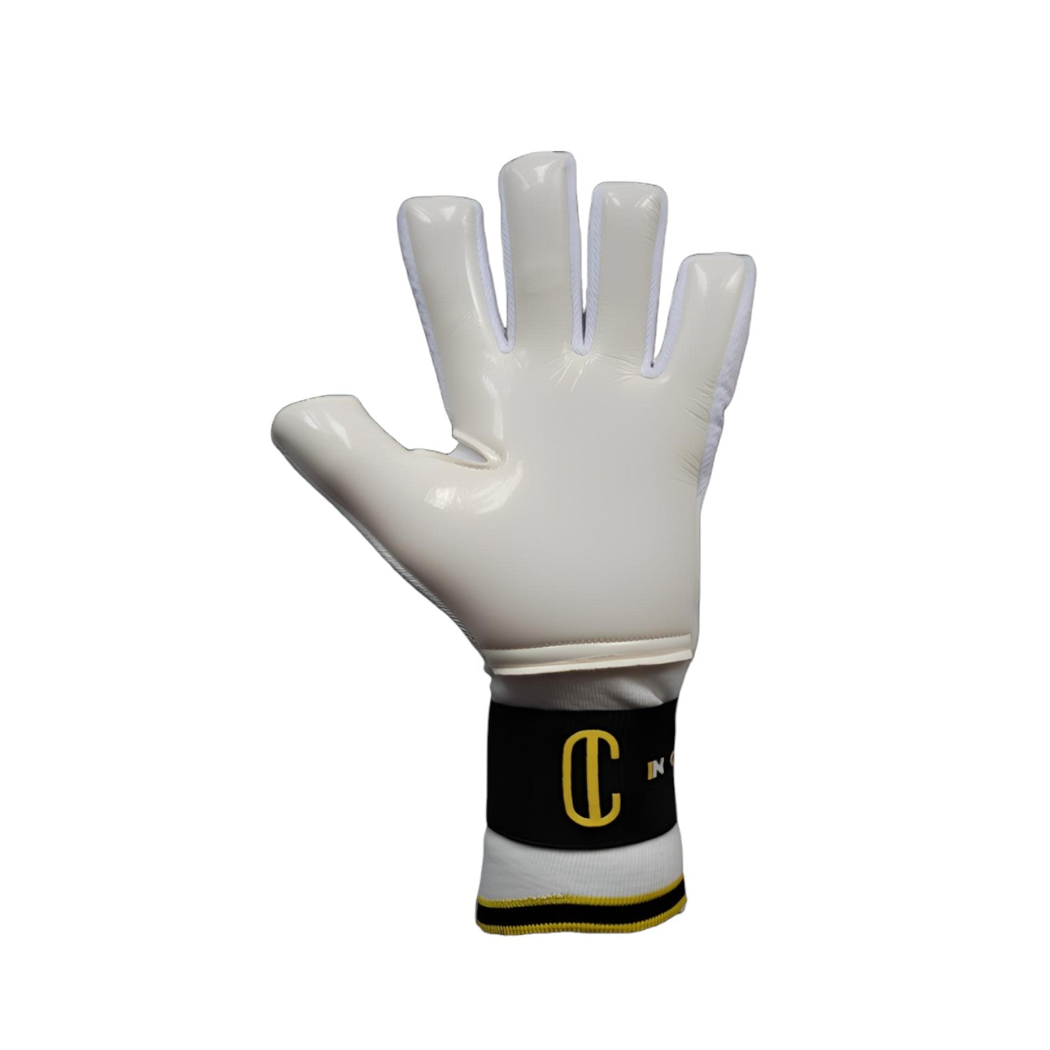 håndflaten til en profesjonell keeperhanske i fotball