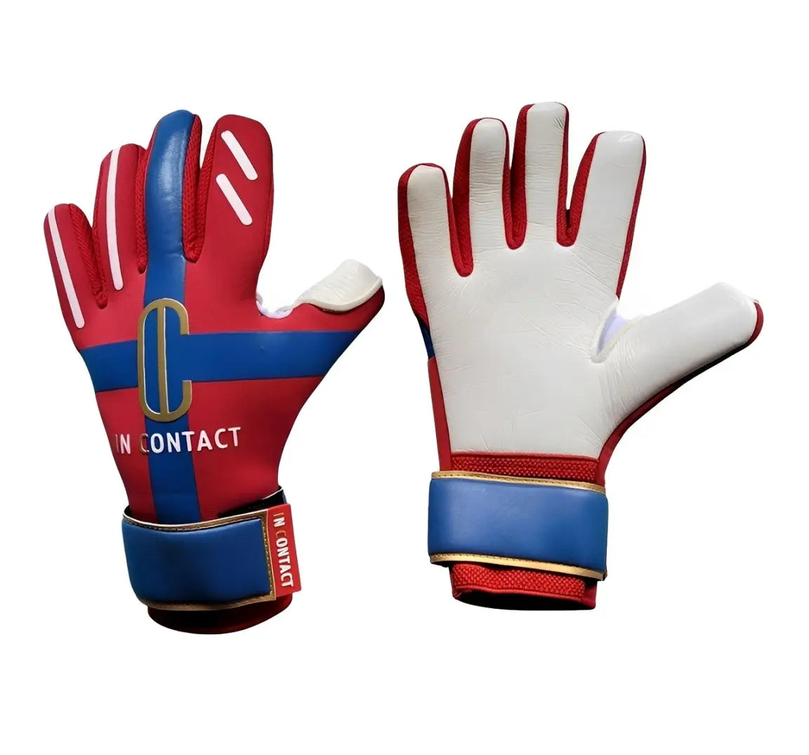 bakhånden og håndflaten til en barn keeperhanske i fotball