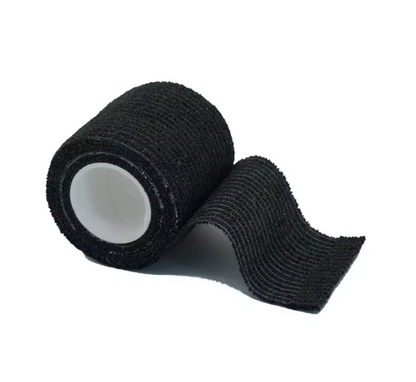 Selvklebende elastiske sportsbandasjer 5 meter lange og 2,5 centimeter brede. Ideell for fingerbeskyttelse.