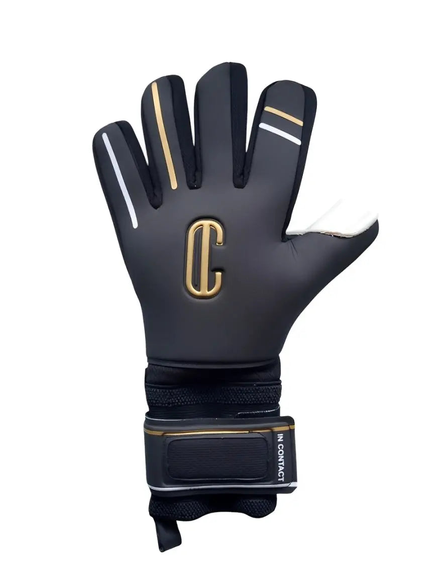 bakhånden til en barn keeperhanske i fotball